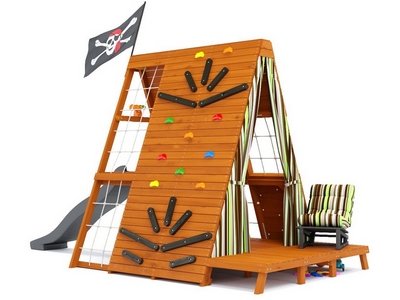 Детская игровая площадка Штабик 3 с креслом