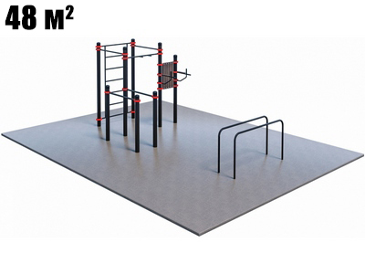 Оборудование для воркаута для коттеджа 1-5 (8 х 6 м)