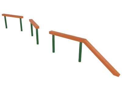 Уличная полоса препятствий Разрушенный бум