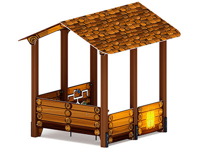 Домик большой Солнечная поляна-9