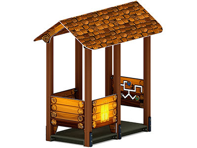 Домик средний Солнечная поляна-7