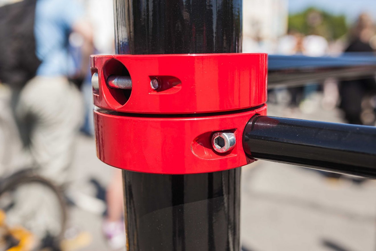 Уличный комплекс из трех шведских стенок PAW-57 - вид 2