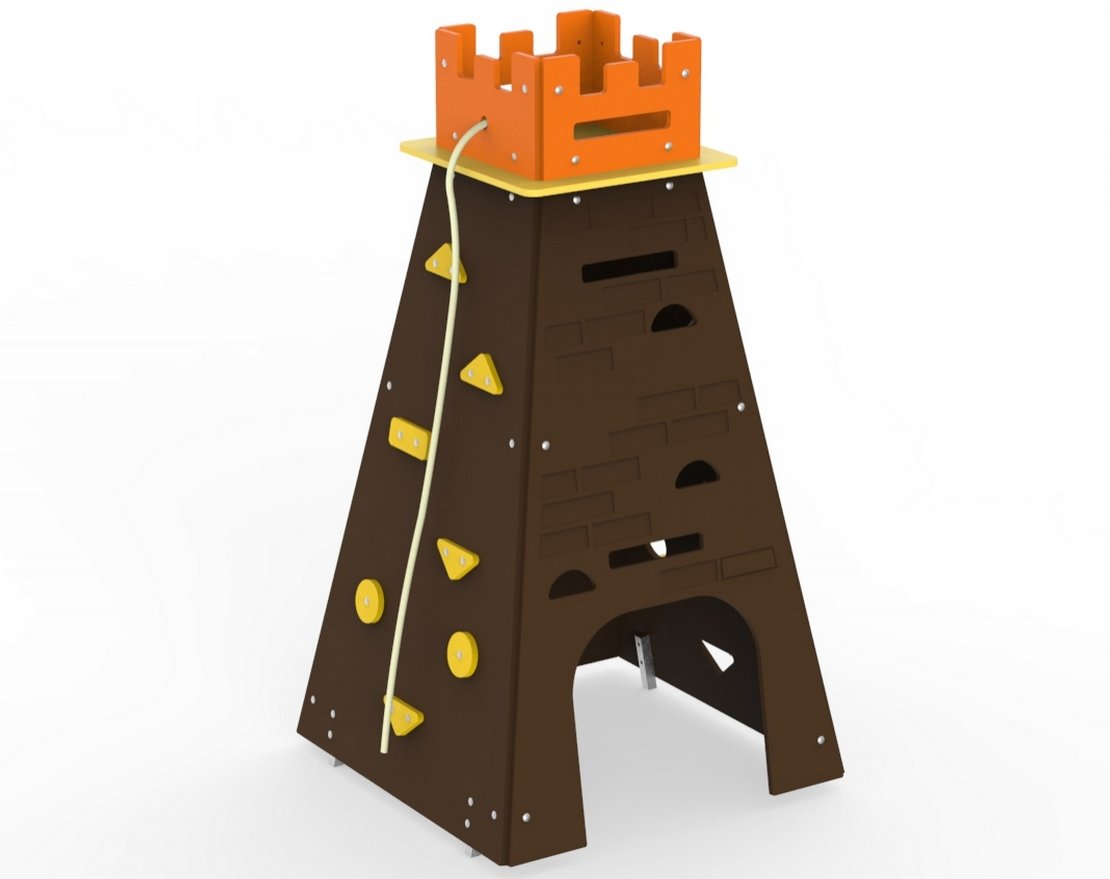 Башенка с канатом для лазания Штурм 1 - вид 2