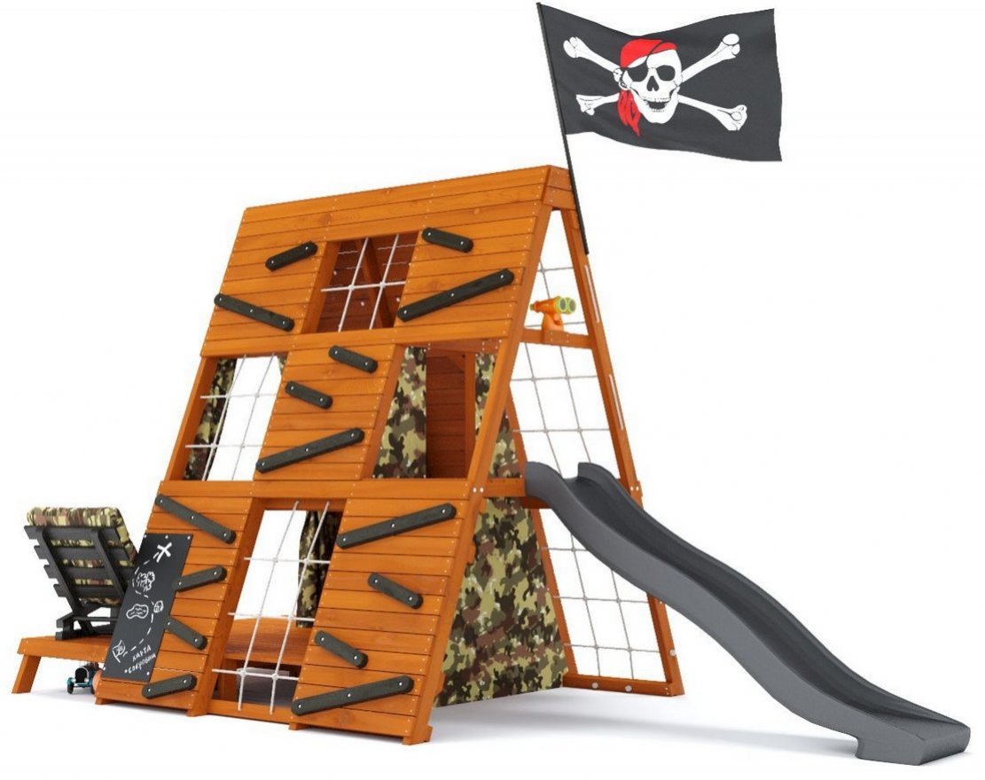 Спорткомплекс для улицы Штабик 3 с креслом - вид 9