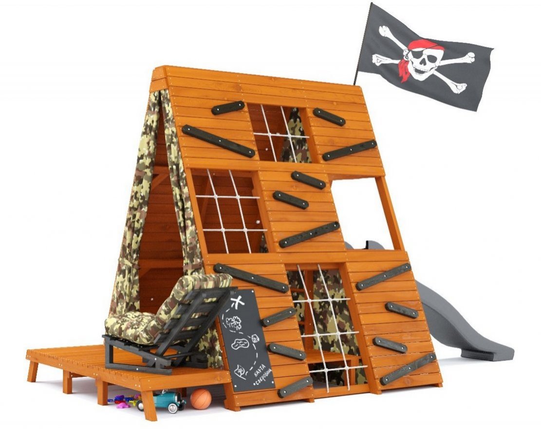 Спорткомплекс для улицы Штабик 3 с креслом - вид 8