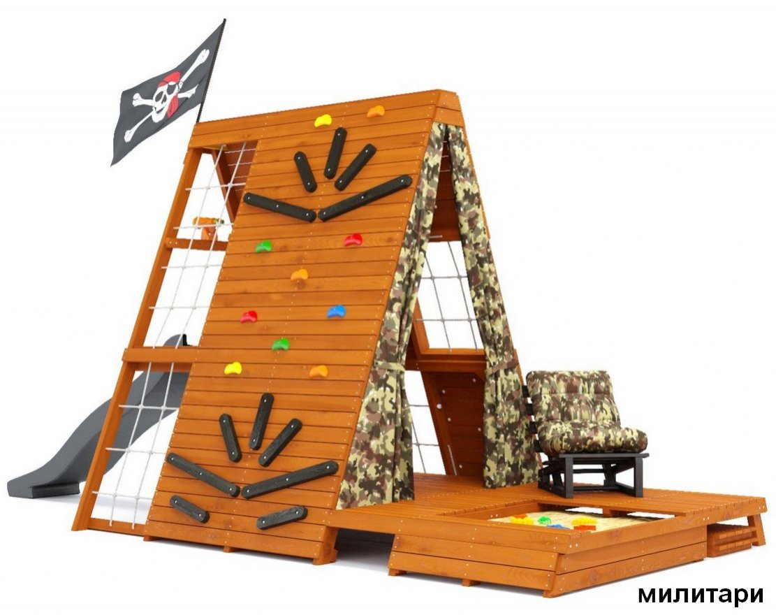 Спорткомплекс для улицы Штабик 4 с креслом - вид 8