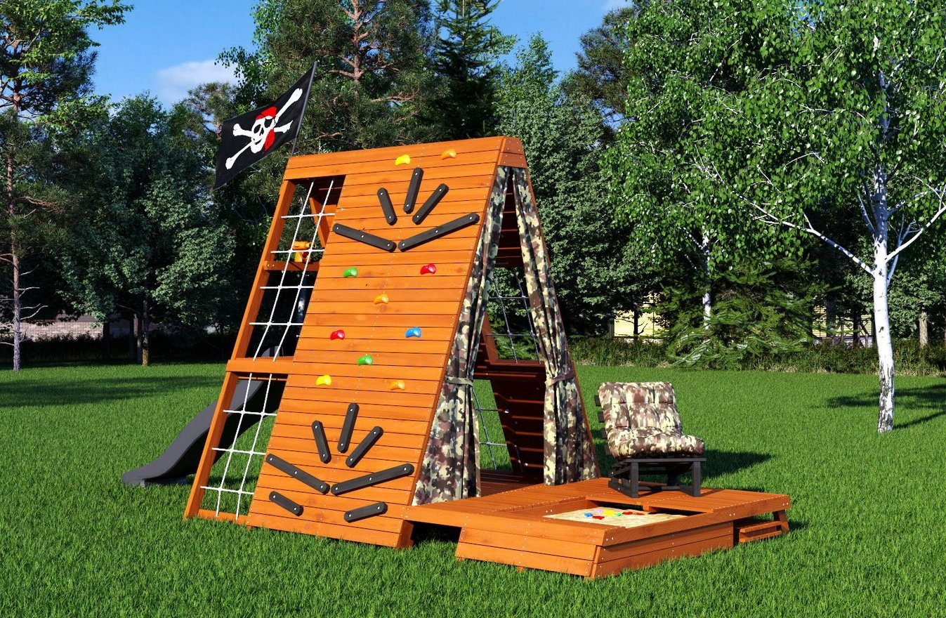 Спорткомплекс для улицы Штабик 4 с креслом - вид 13