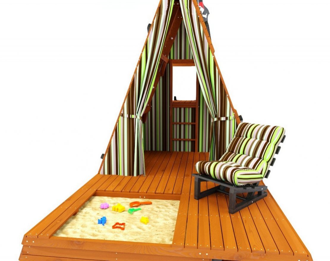 Спорткомплекс для улицы Штабик 4 с креслом - вид 5