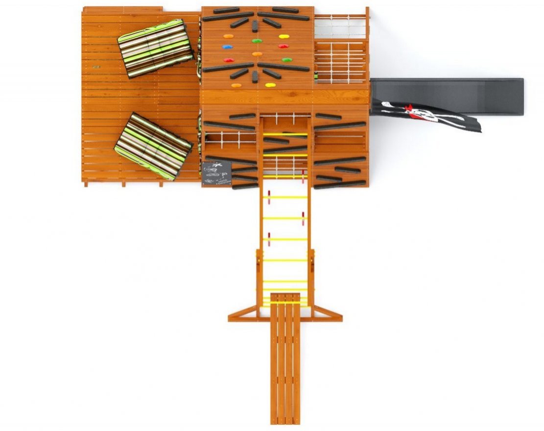 Спорткомплекс для улицы Штабик 5 с креслами - вид 5