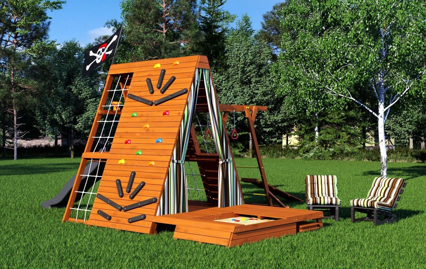 Спорткомплекс для улицы Штабик 5 с креслами - вид 7