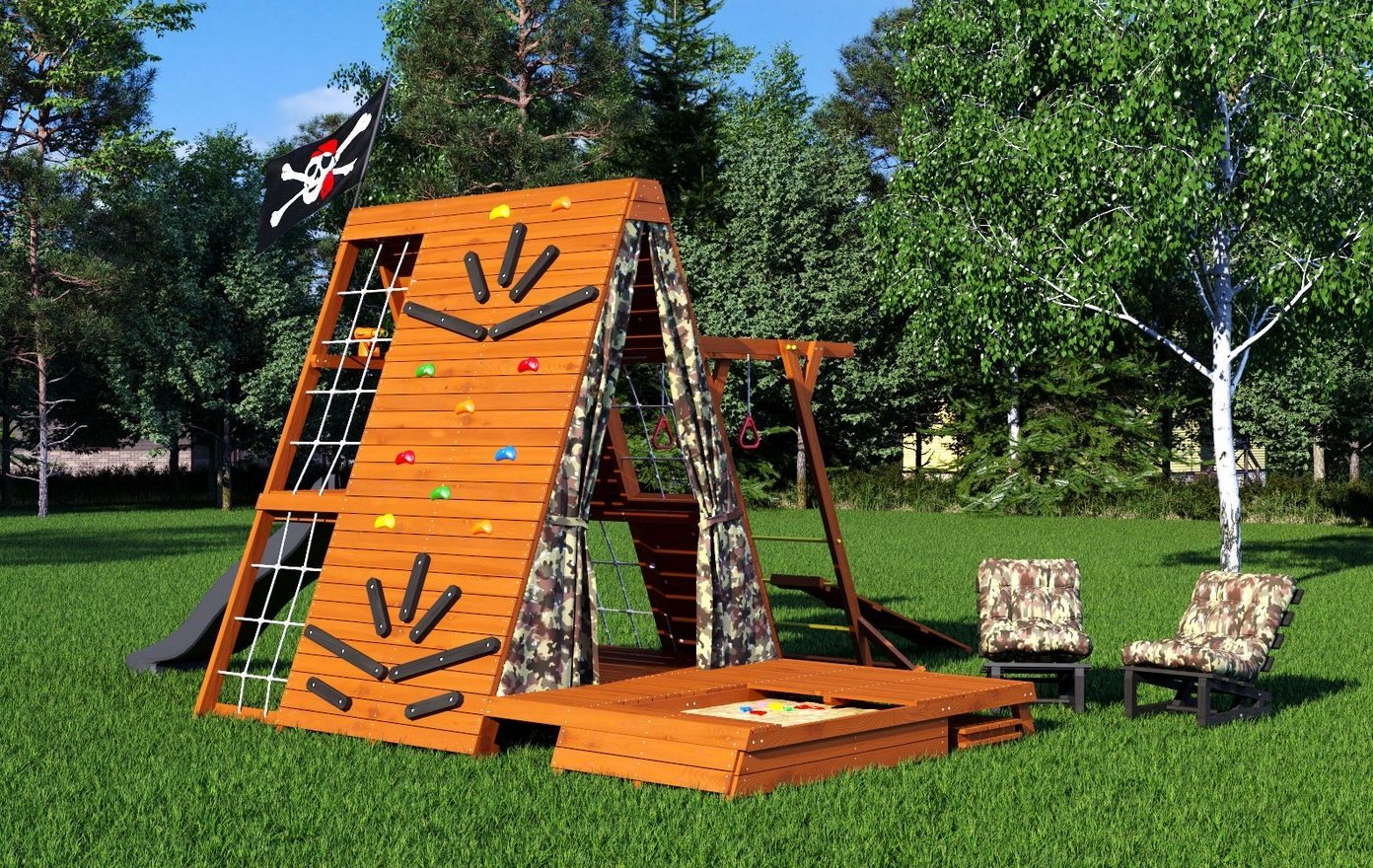 Спорткомплекс для улицы Штабик 5 с креслами - вид 14