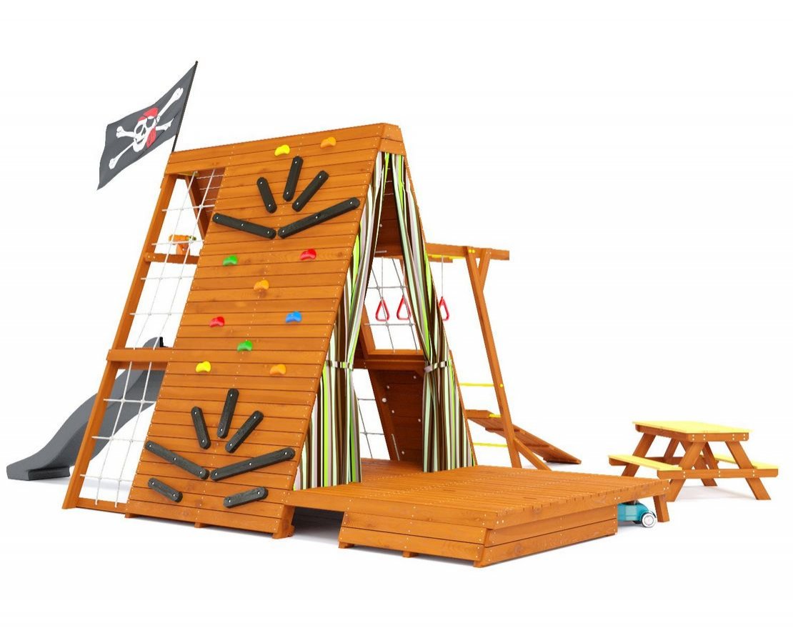 Спорткомплекс для улицы Штабик 5 со столиком - вид 2