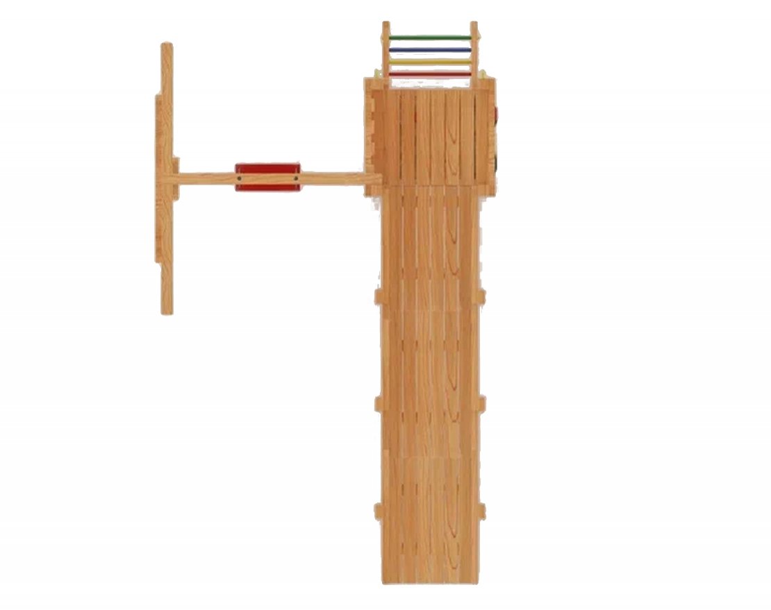 Уличный ДСК Гарда 6 с качелями (всесезонная) - вид 4