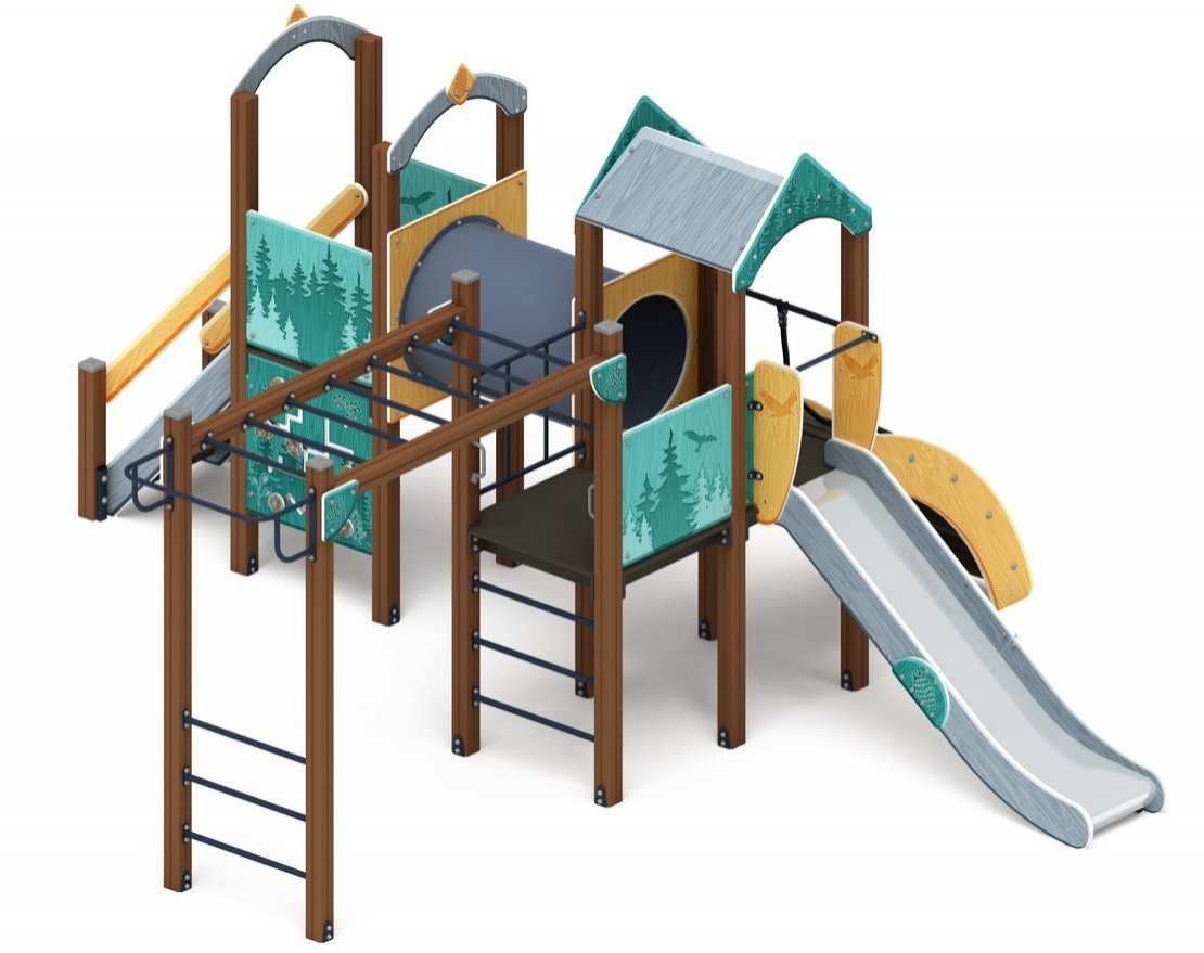 Уличный ДСК Сибирская сказка-5 - вид 1