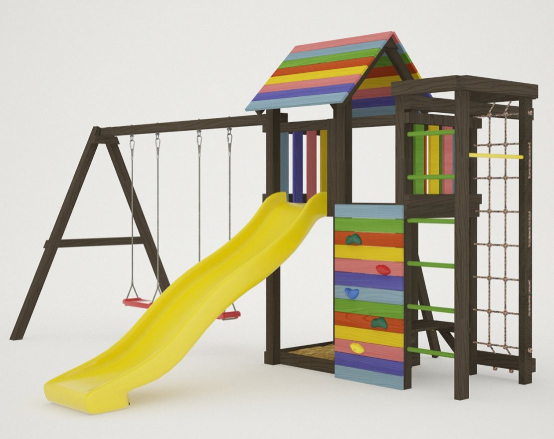 Детская площадка Савушка Мастер 10 (Brown Color)