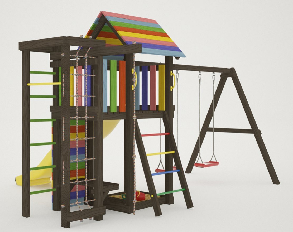 Детская площадка Савушка Мастер 10 (Brown Color)
