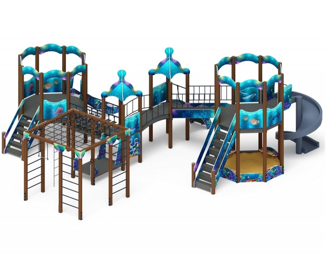 Уличный ДСК Царь Тритон-4 - вид 2