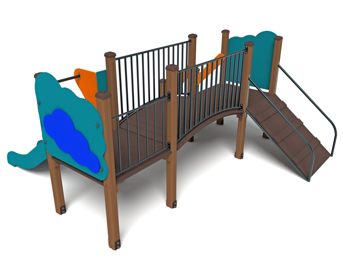 Уличный ДСК Литл с металлическим скатом Н-750 ДИО 04013 - вид 1