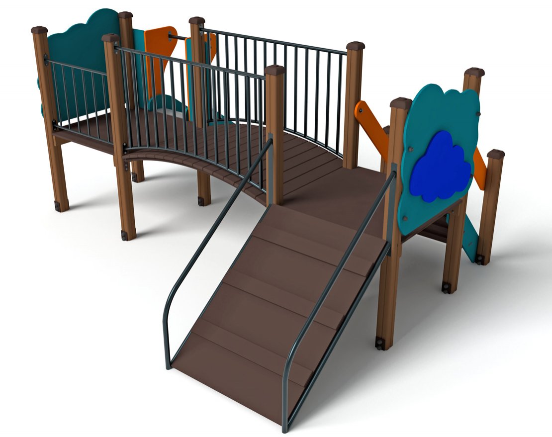 Уличный ДСК Литл с металлическим скатом Н-750 ДИО 04013 - вид 2