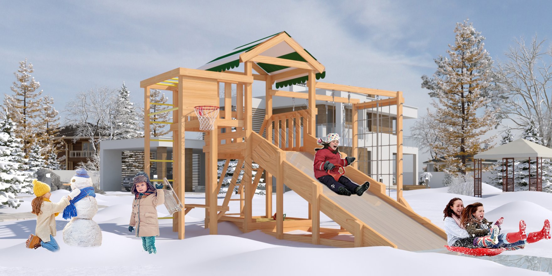 Уличный ДСК Гарда 4 (всесезонная) - вид 7