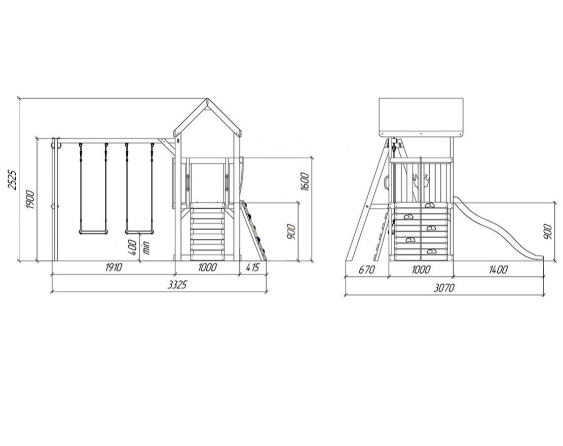 Детский игровой комплекс Савушка TooSun (Тусун) 2
