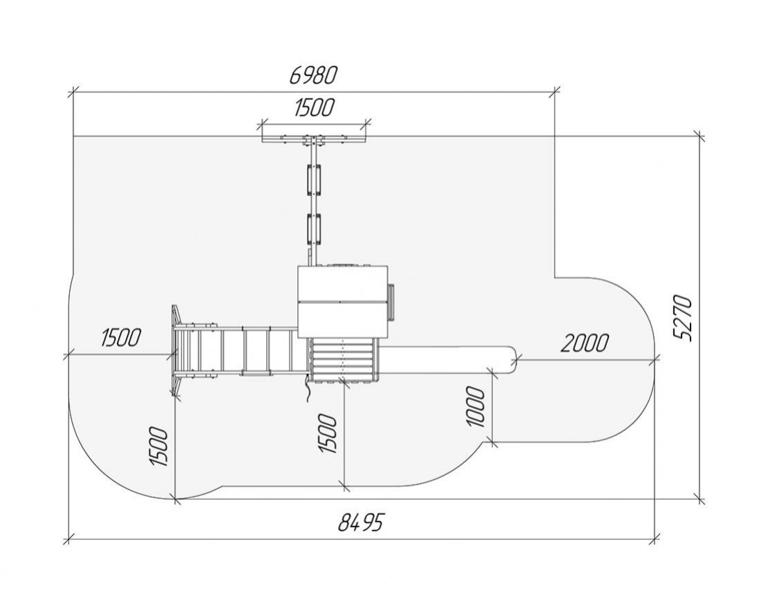Детский игровой комплекс Савушка TooSun (Тусун) 4 Plus