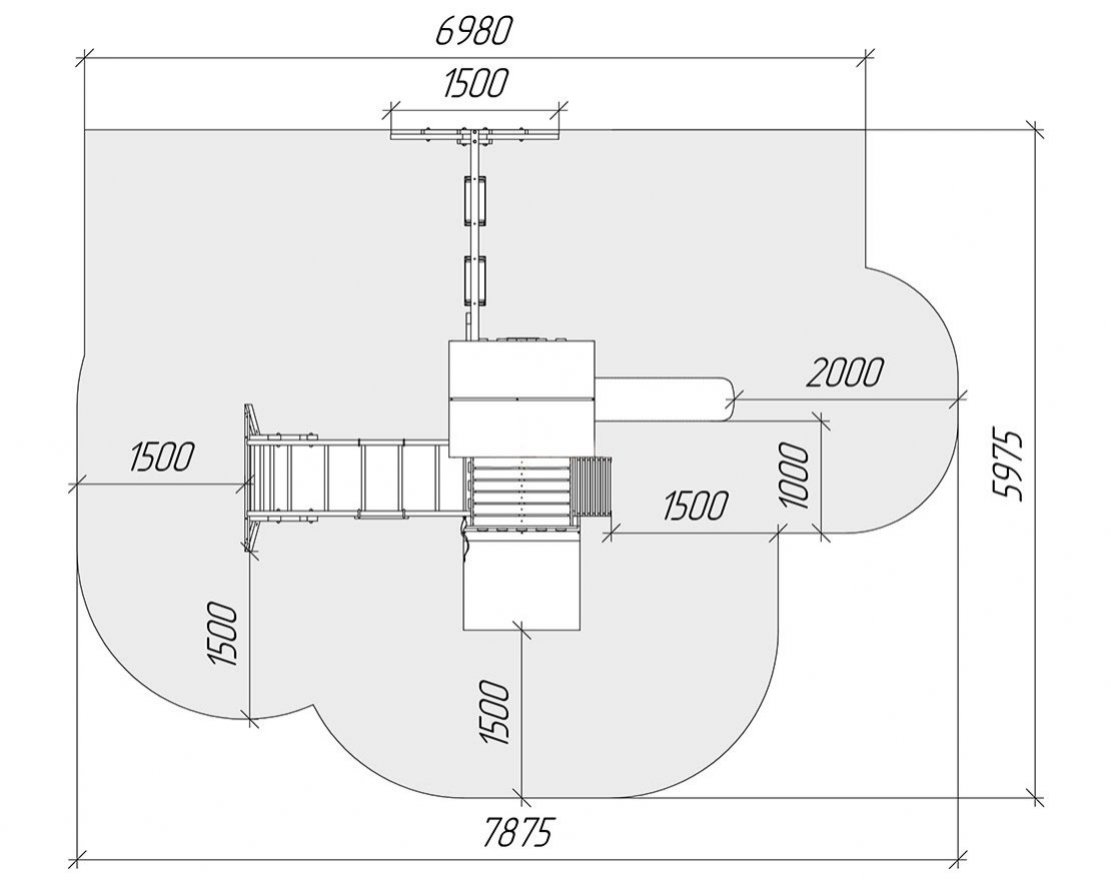 Детский игровой комплекс Савушка TooSun (Тусун) 4 с песочницей