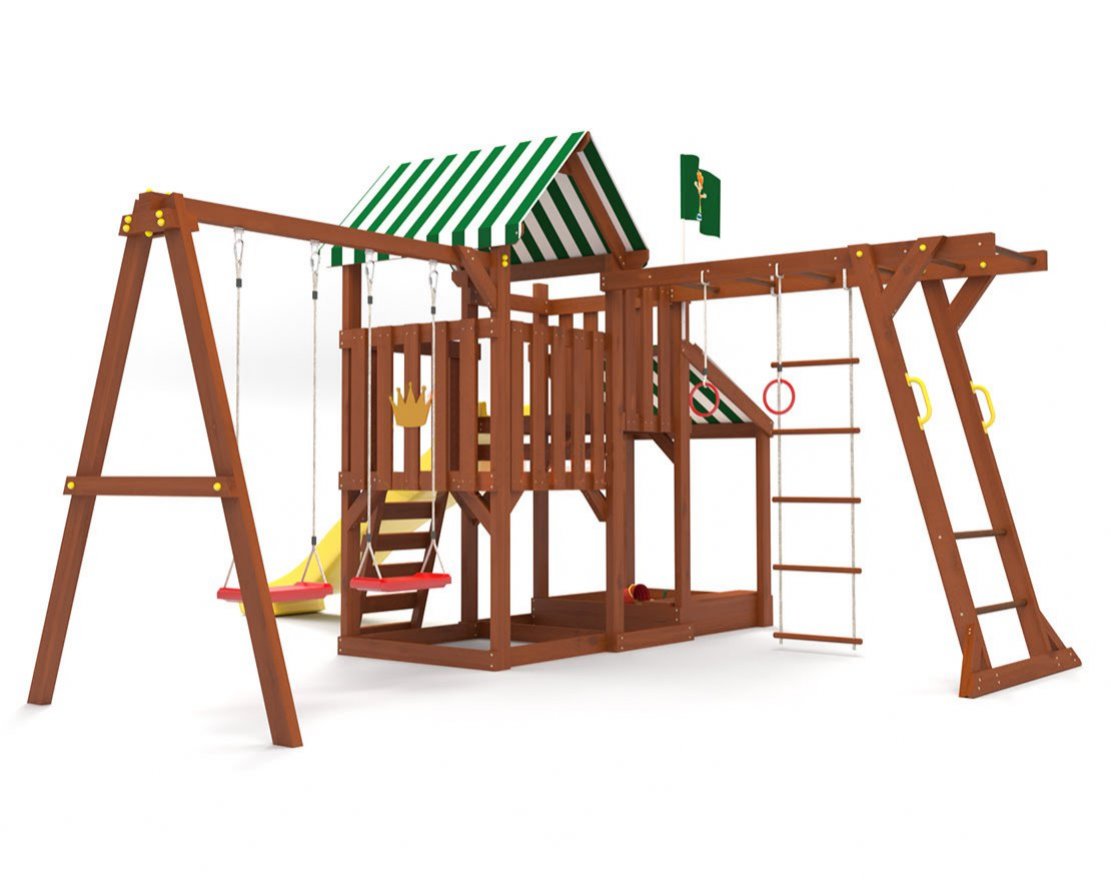 Детский игровой комплекс Савушка TooSun (Тусун) 4 с песочницей Plus