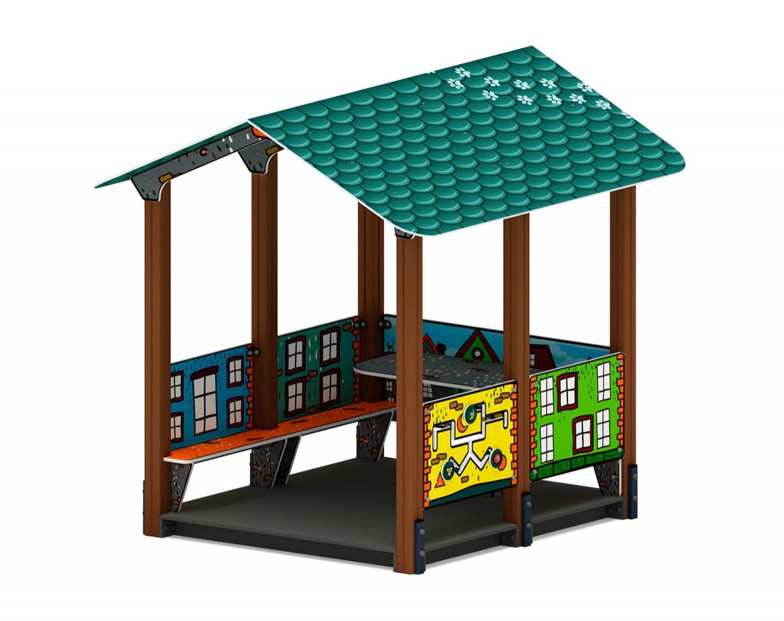 Домик большой Клуб приключений-10 - вид 1