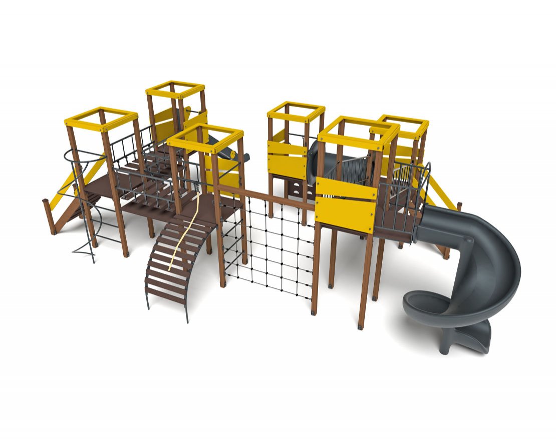 Игровой комплекс Геометрия Н-1500 и 2000 ДИО 09080 - вид 6