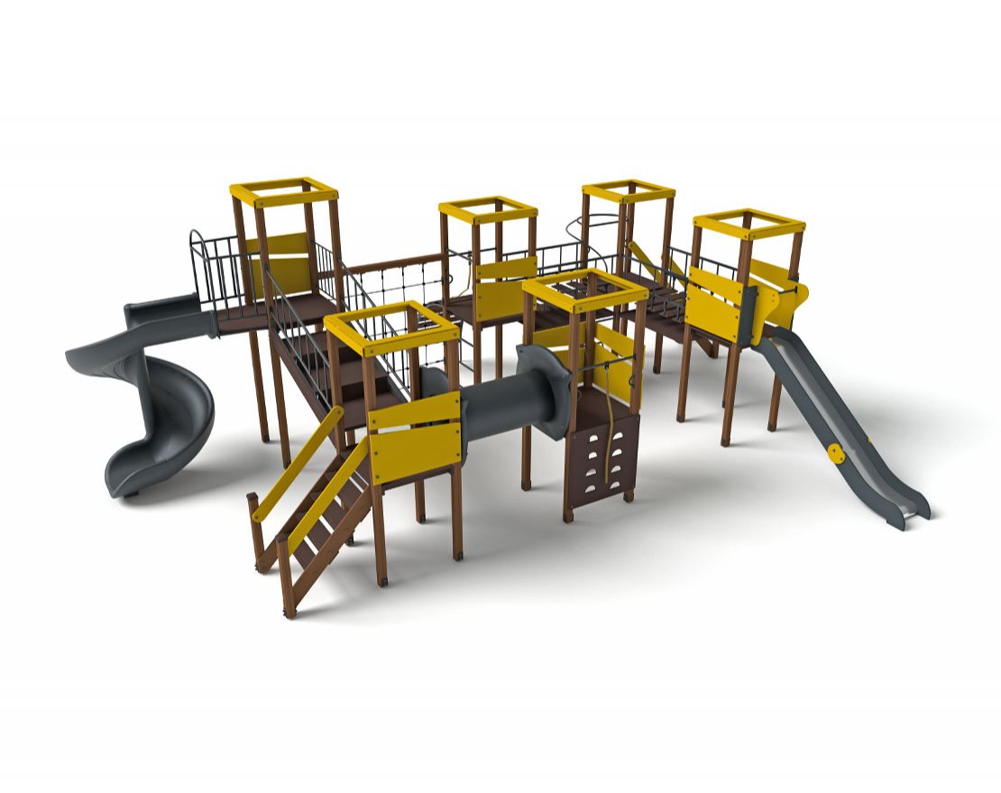 Игровой комплекс Геометрия Н-1500 и 2000 ДИО 09080 - вид 7