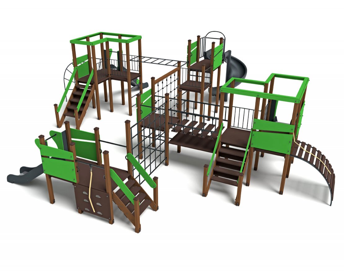 Уличный ДСК Геометрия Н-900,1200 и 2000 ДИО 09030 - вид 1