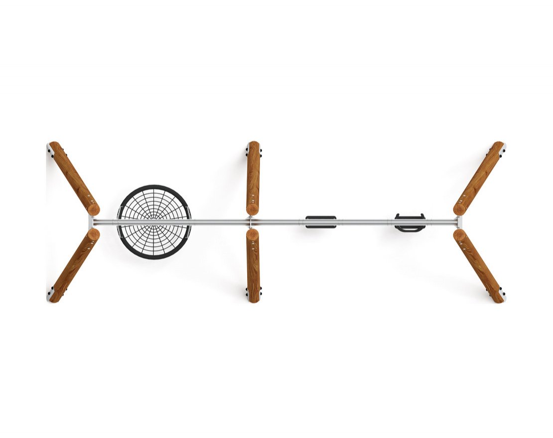 Уличные качели Единство (лиственница) 15 - вид 9