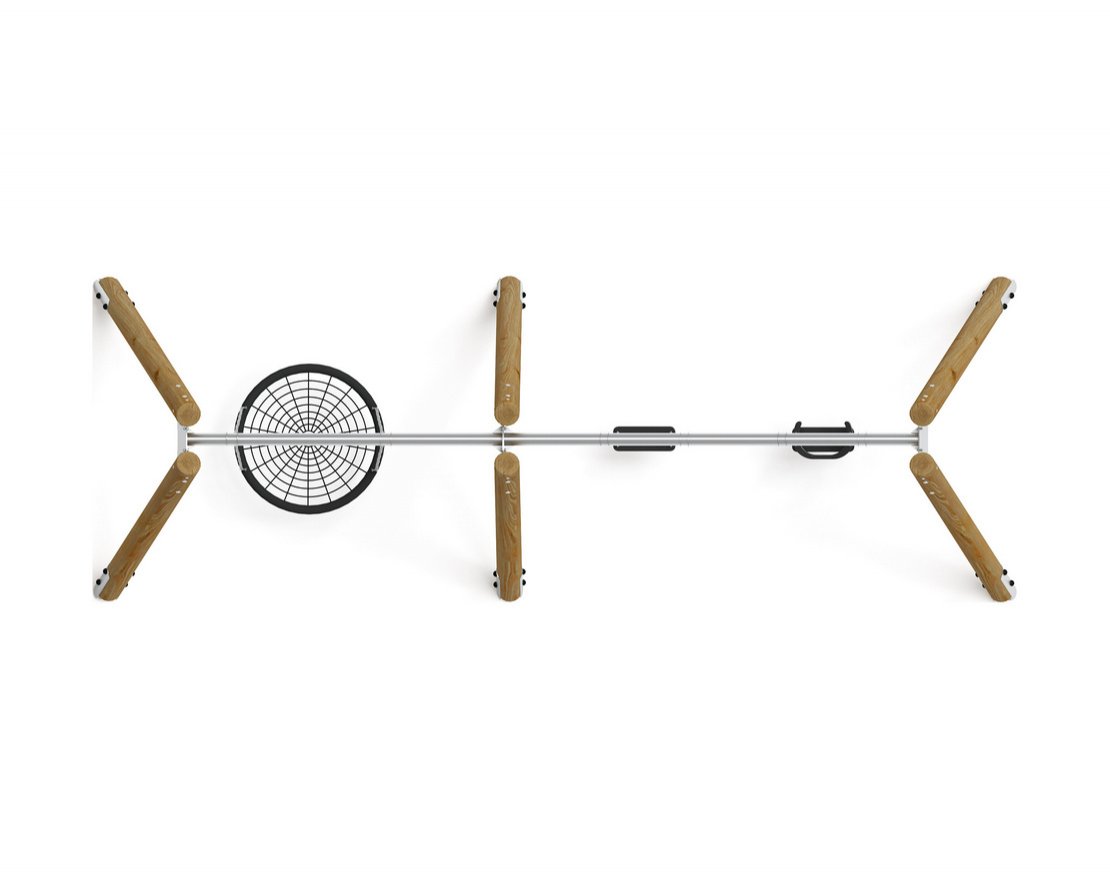 Уличные качели Единство (лиственница) 15 - вид 12