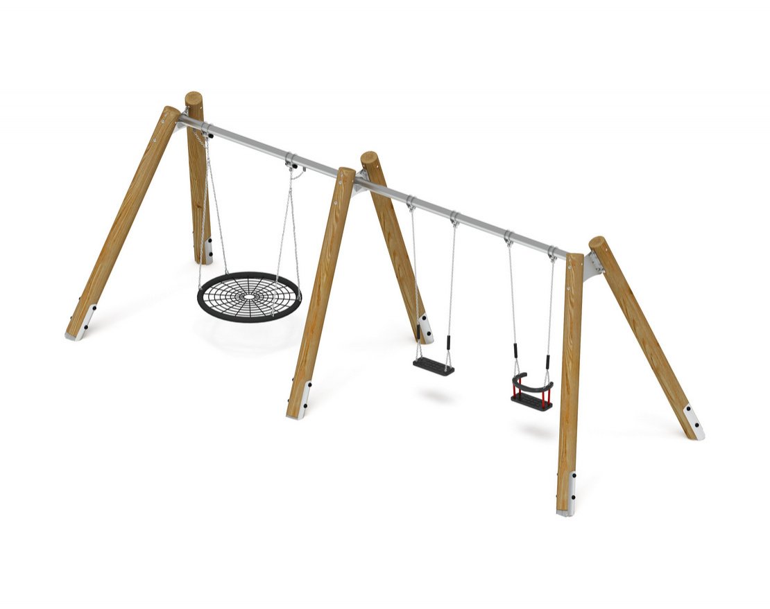 Уличные качели Единство (лиственница) 15 - вид 11