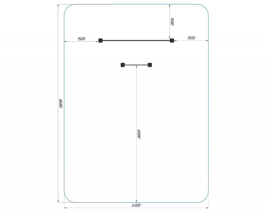 Уличный комплекс для выполнения испытания Взлетная площадка - вид 2