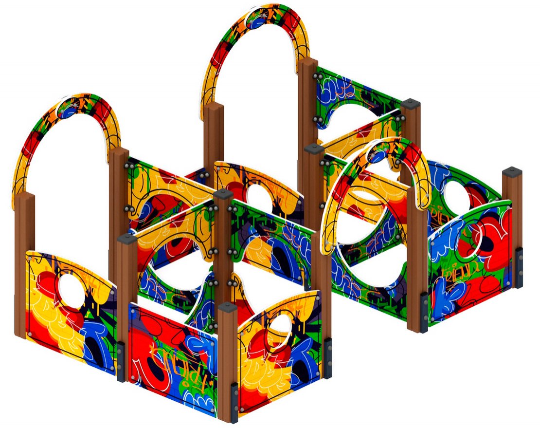 Лабиринт Кубик 2 Граффити МФ 20.01.02-10