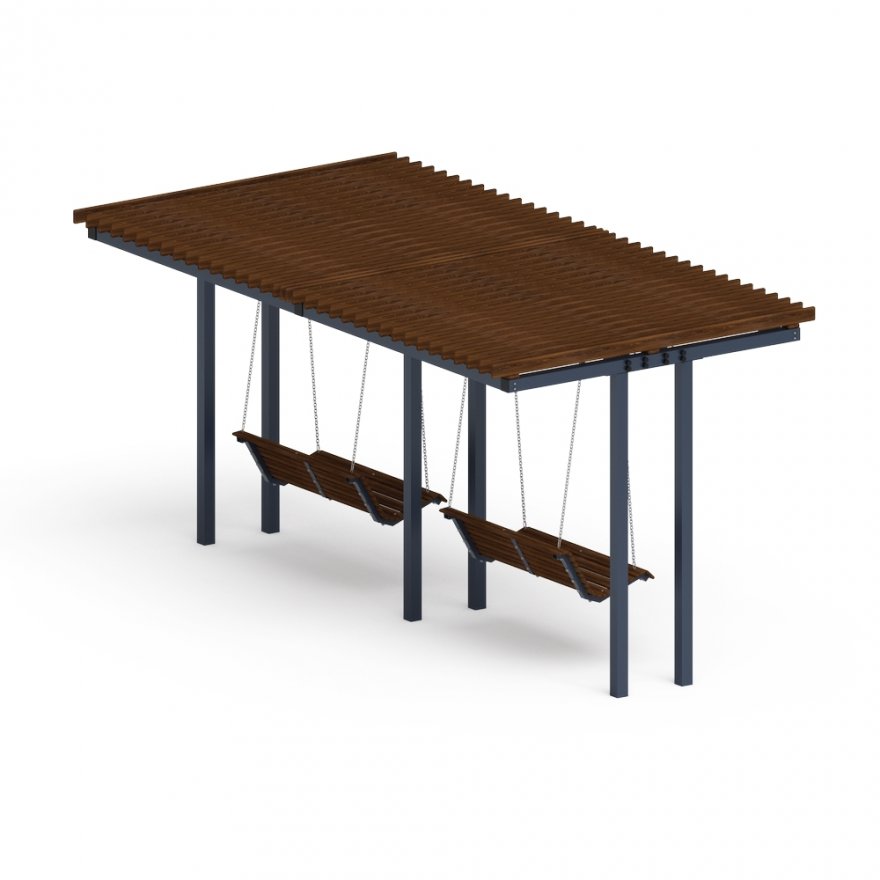 Пергола с диваном Гармония уюта-2 (без поликарбоната) - вид 2