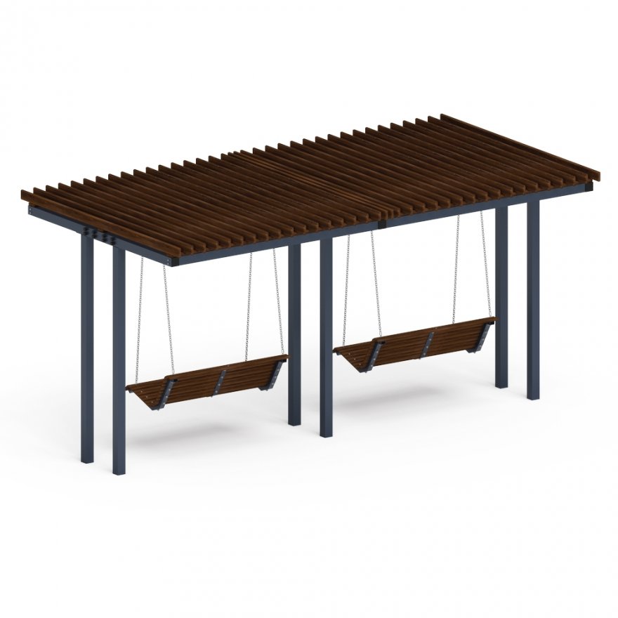 Пергола с диваном Гармония уюта-2 (без поликарбоната) - вид 3