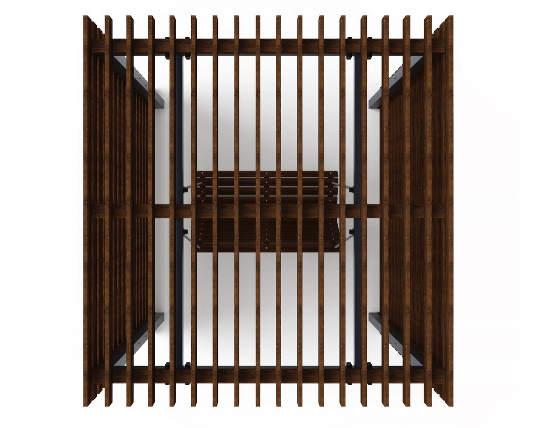 Пергола Хэнди с диваном (без поликарбоната) - вид 3