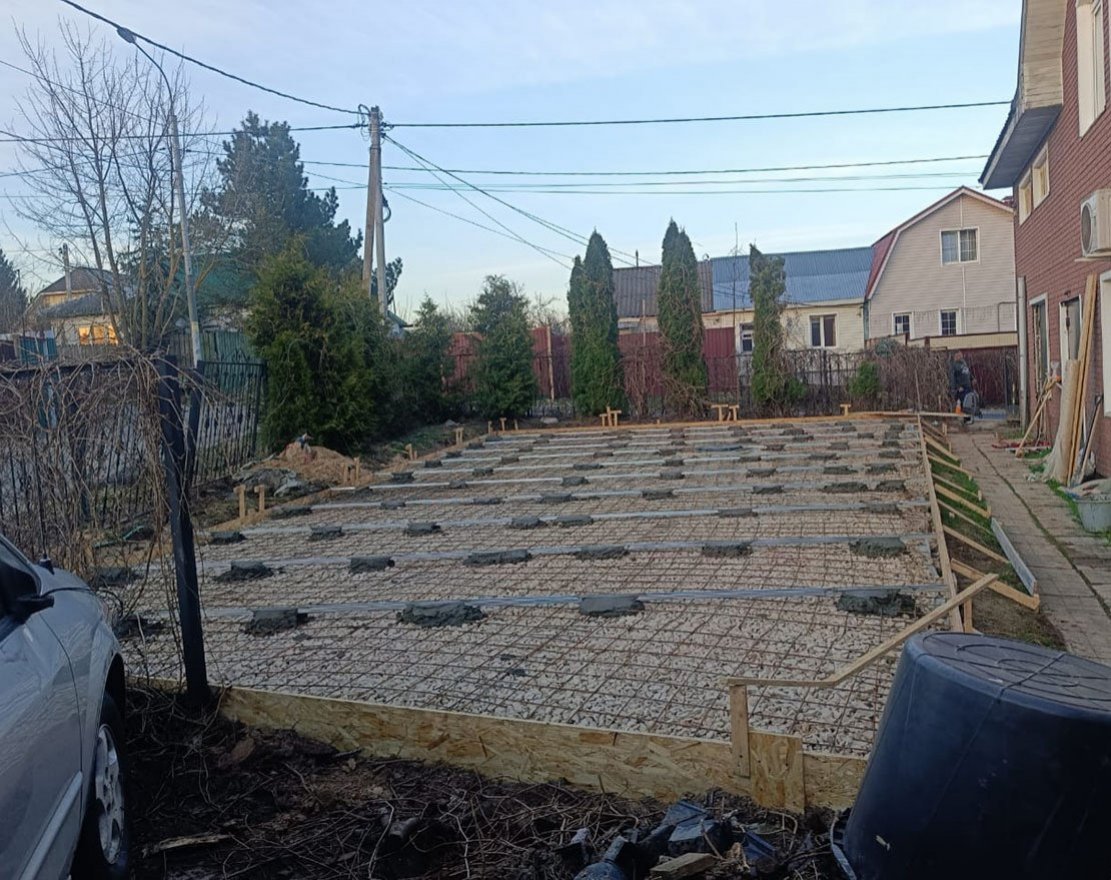 Подготовка твёрдого бетонного основания - вид 6