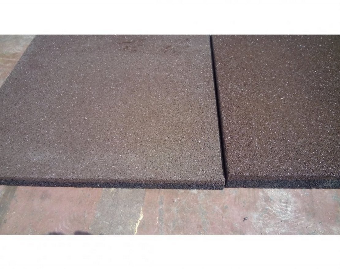 Резиновая плитка 500x500 (30 мм) - вид 2