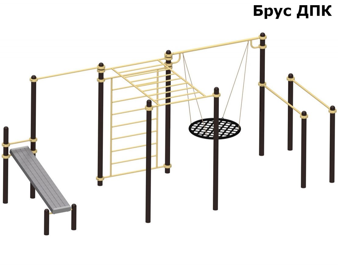 Спорткомплекс для улицы с качелями TORUDA 116 - вид 1