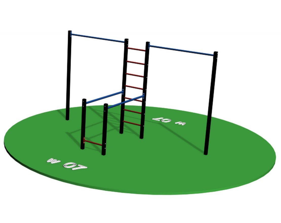 Спорткомплекс для улицы Workout w07 - вид 2