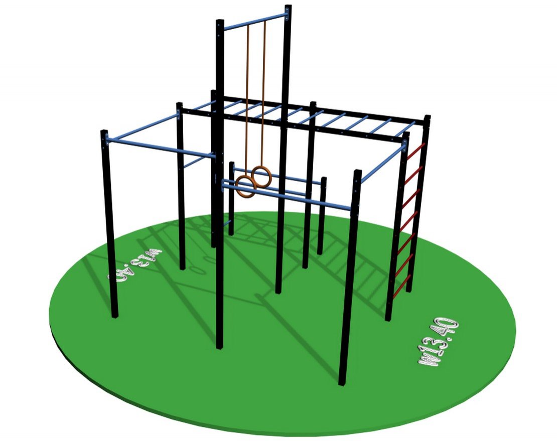 Спорткомплекс для улицы Workout w13.40 - вид 2