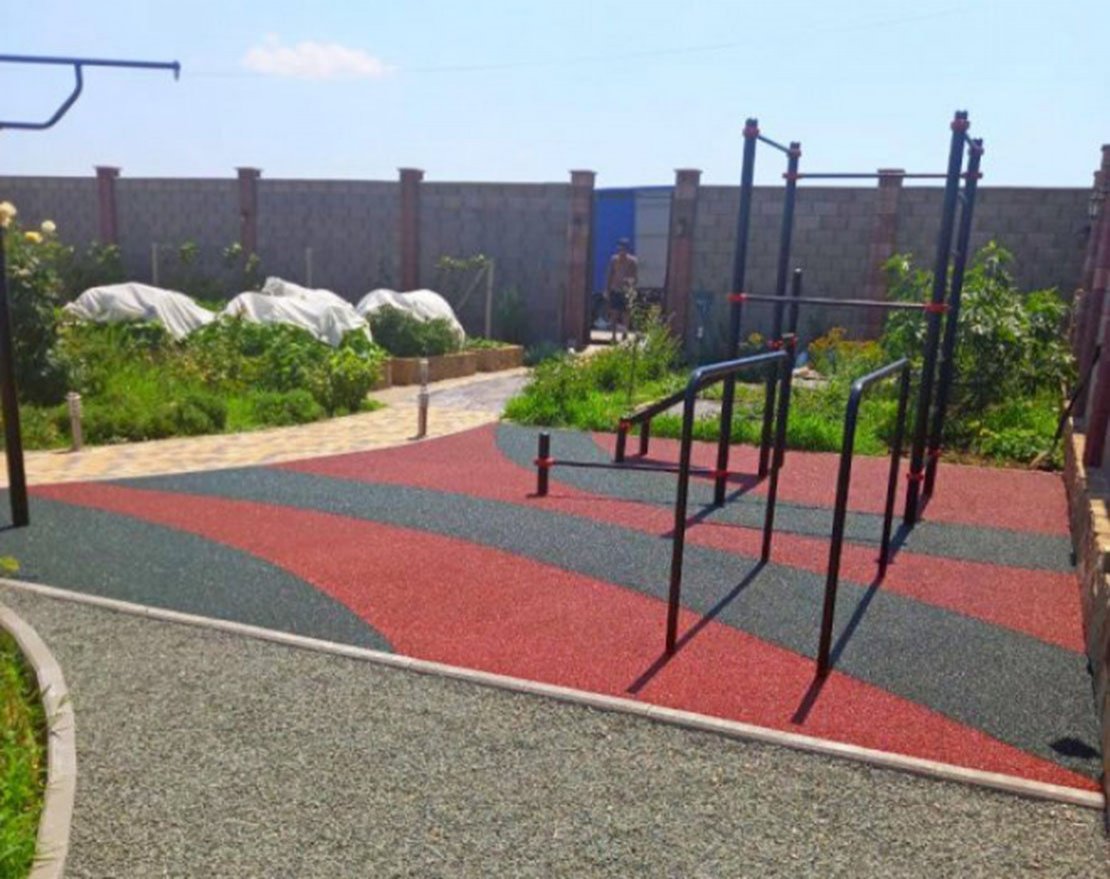 Спортплощадка воркаут - вид 2