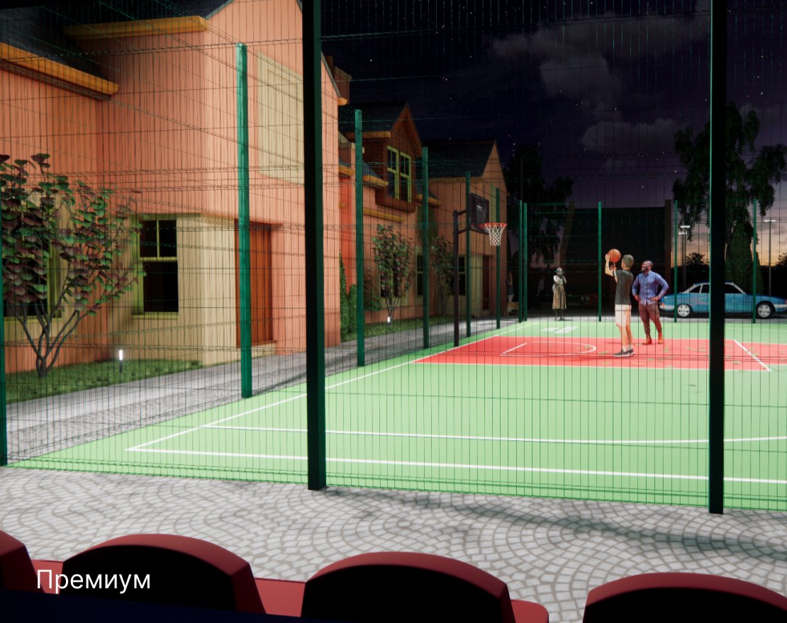 Площадка для стритбола TORUDA ST-1 (16х14,5, игровое поле 15х14) - вид 6