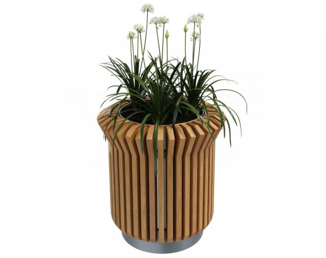 Цветочница деревянная Альв - вид 1