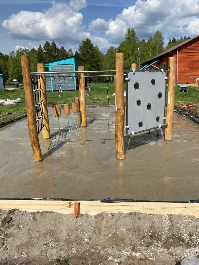 Уличный взрослый тройной турник Лиственница Силач 1 - вид 3