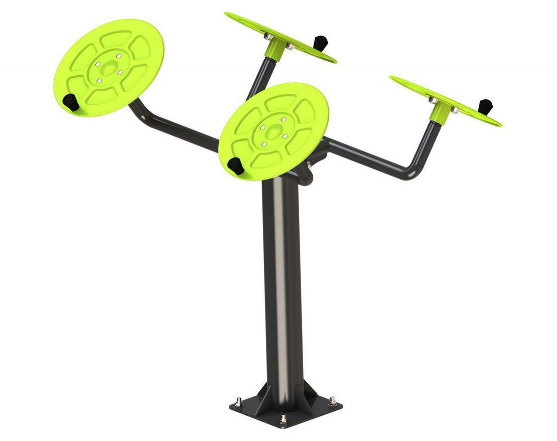 Уличный тренажер  для мышц плечевого пояса (большие тарелки) Smart-1002